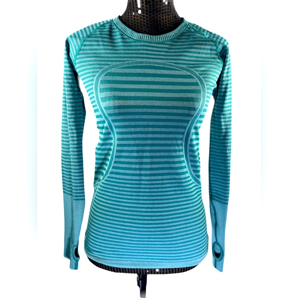 Lululemon Swiftly Tech Long Sleeve Dark Turquoise Sz 6